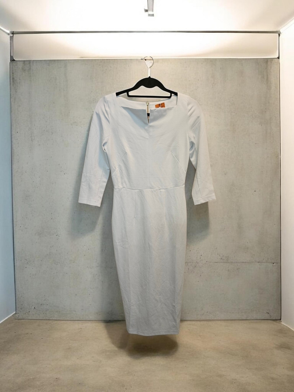 Elegant White Sheath Dress